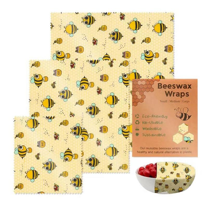 3 stücke Wiederverwendbare Leb – Beeswax Wrap Reusable Bewertung und Preis