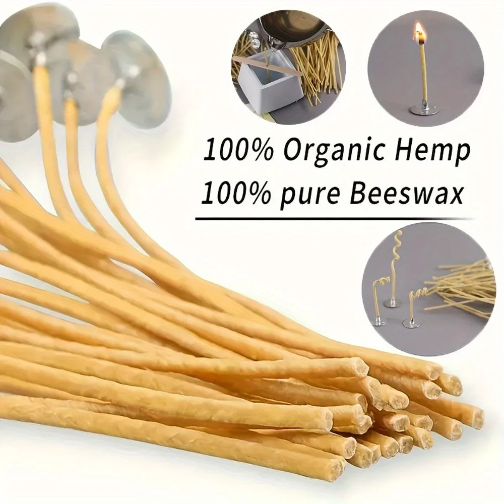 Kerzendochte, 50 Stück, 20,3 c – Beeswax Wrap Reusable Bewertung und Preis