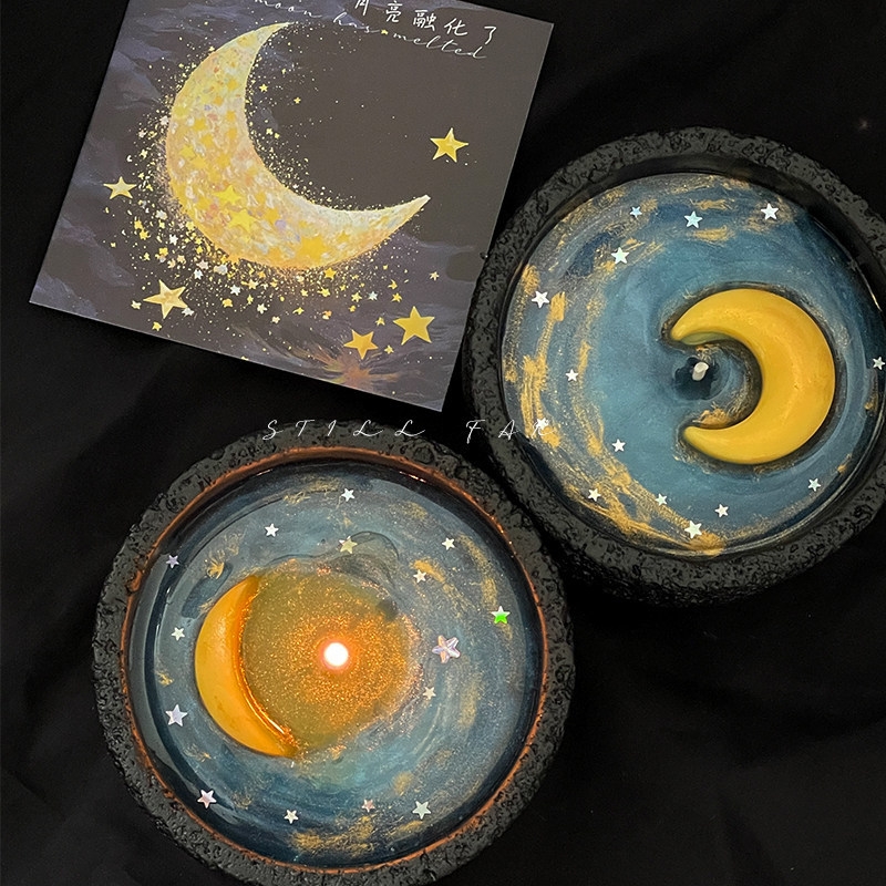 Duftkerze „Schmelzender Mond“  – Beeswax Wrap Reusable Bewertung und Preis
